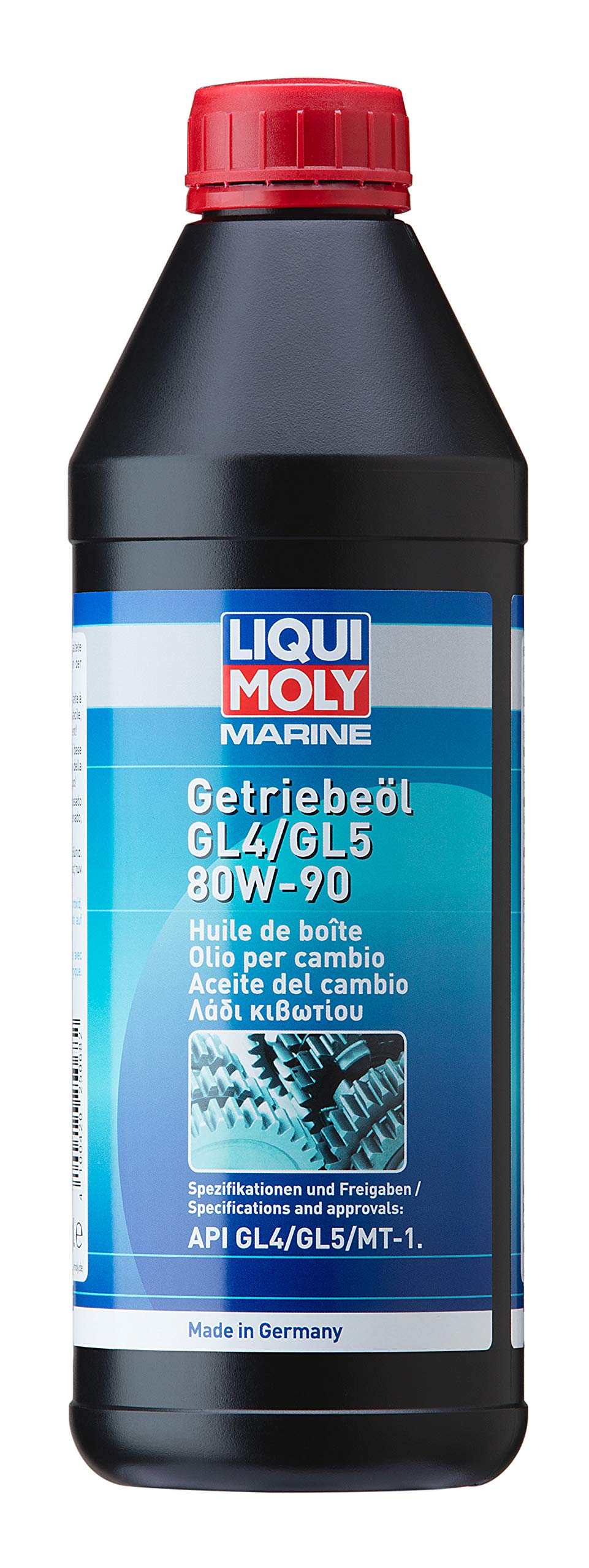 LIQUI MOLY Marine Getriebeöl GL4/GL5 80W-90 | 1 L | Boot Getriebeöl | Art.-Nr.: 25068, farblos LIQUI MOLY Marine Getriebeöl GL4/GL5 80W-90 | 1 L | Boot Getriebeöl | Art.-Nr.: 25068, farblos von Liqui Moly