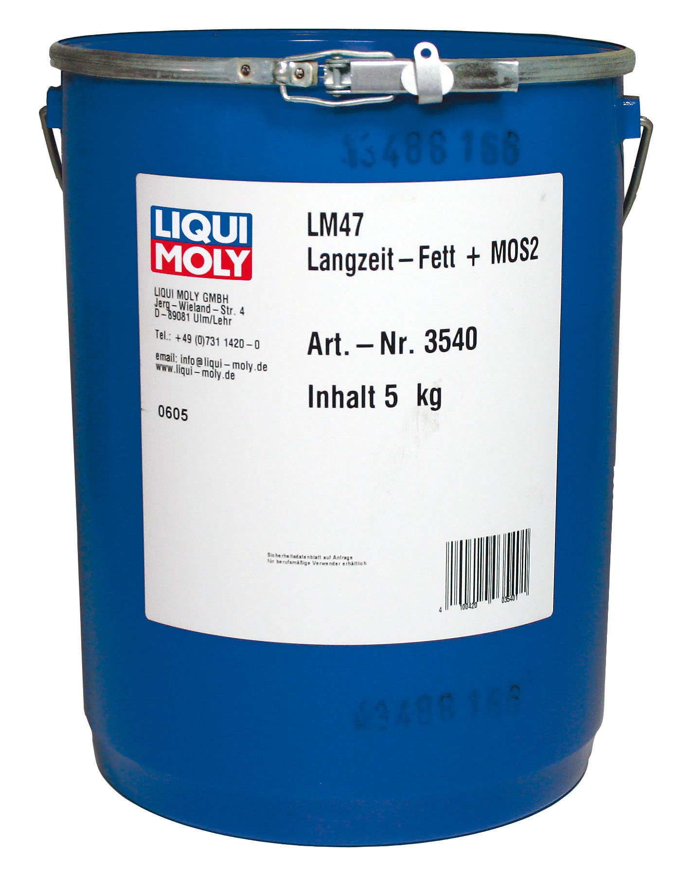 LIQUI MOLY LM 47 Langzeitfett + MoS2 | 5 kg | Lithium Fett | Art.-Nr.: 3540 von Liqui Moly