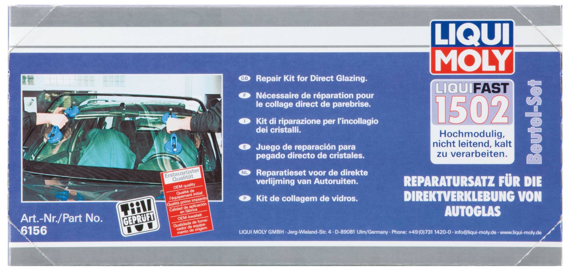 LIQUI MOLY Liquifast 1502 (Beutel-Set) | 1 Stk | Klebstoff | Art.-Nr.: 6156 von Liqui Moly