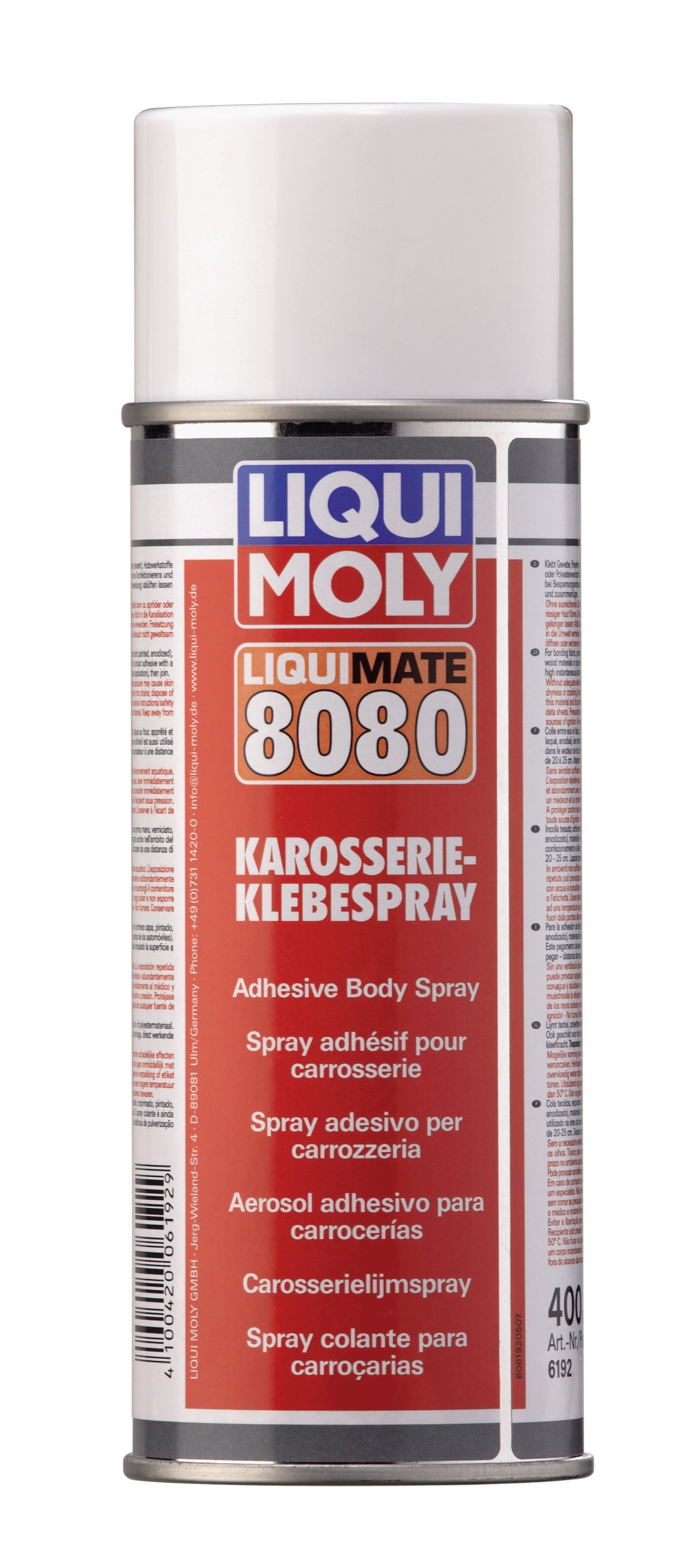 LIQUI MOLY Karosserie-Klebespray | 400 ml | Klebstoff | Art.-Nr.: 6192, farblos LIQUI MOLY Karosserie-Klebespray | 400 ml | Klebstoff | Art.-Nr.: 6192, farblos von Liqui Moly