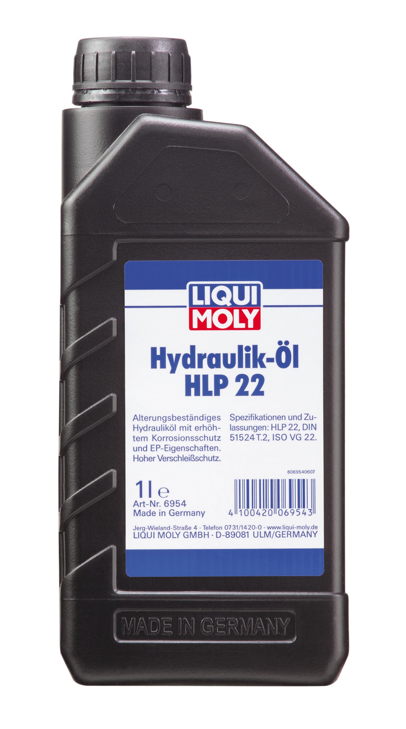 LIQUI MOLY Hydrauliköl HLP 22 | 1 L | Getriebeöl | Hydrauliköl | Art.-Nr.: 6954, farblos LIQUI MOLY Hydrauliköl HLP 22 | 1 L | Getriebeöl | Hydrauliköl | Art.-Nr.: 6954, farblos von Liqui Moly