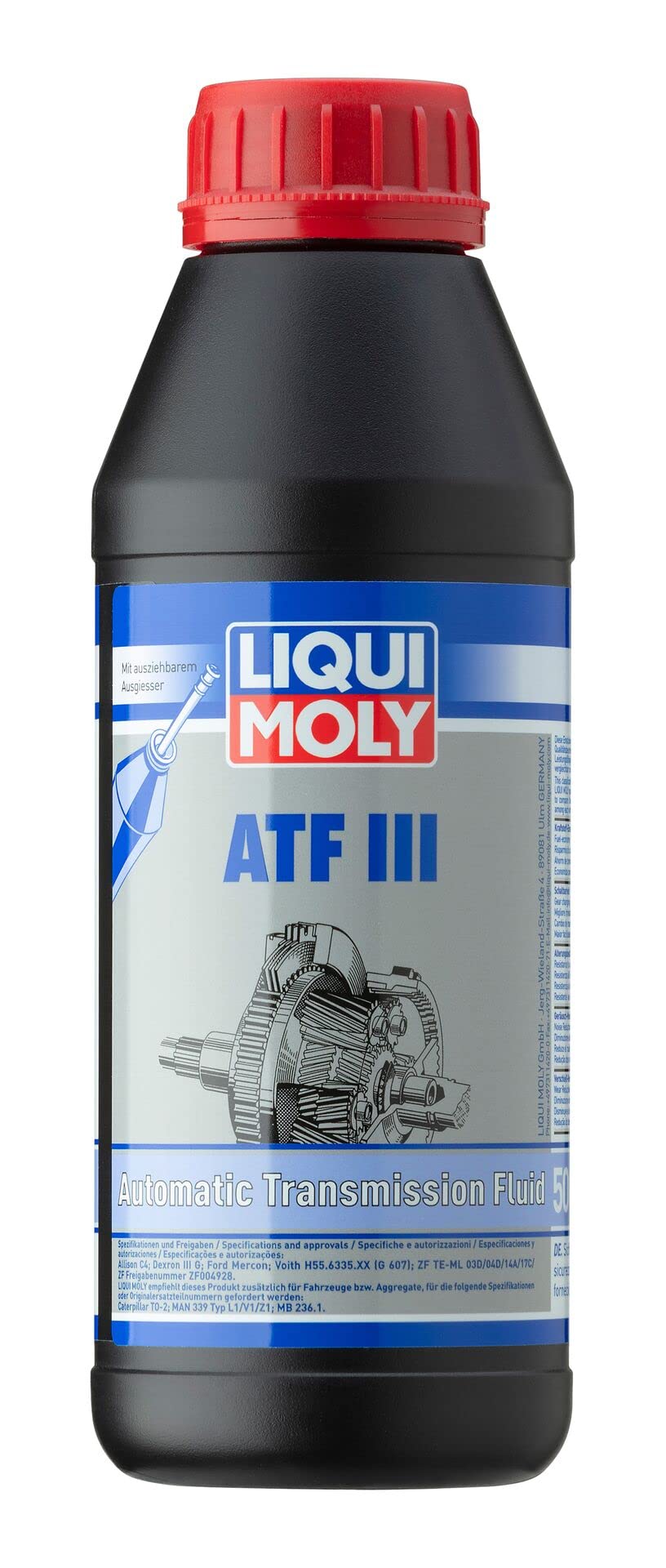 LIQUI MOLY ATF III | 500 ml | Getriebeöl | Hydrauliköl | Art.-Nr.: 1405 von Liqui Moly