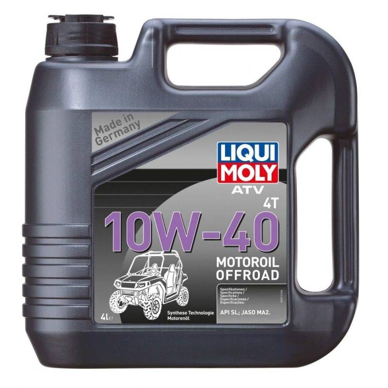 LIQUI MOLY ATV 4T Motoroil 10W-40 | 4 L | 4-Takt-Öl | Art.-Nr.: 3014 von Liqui Moly
