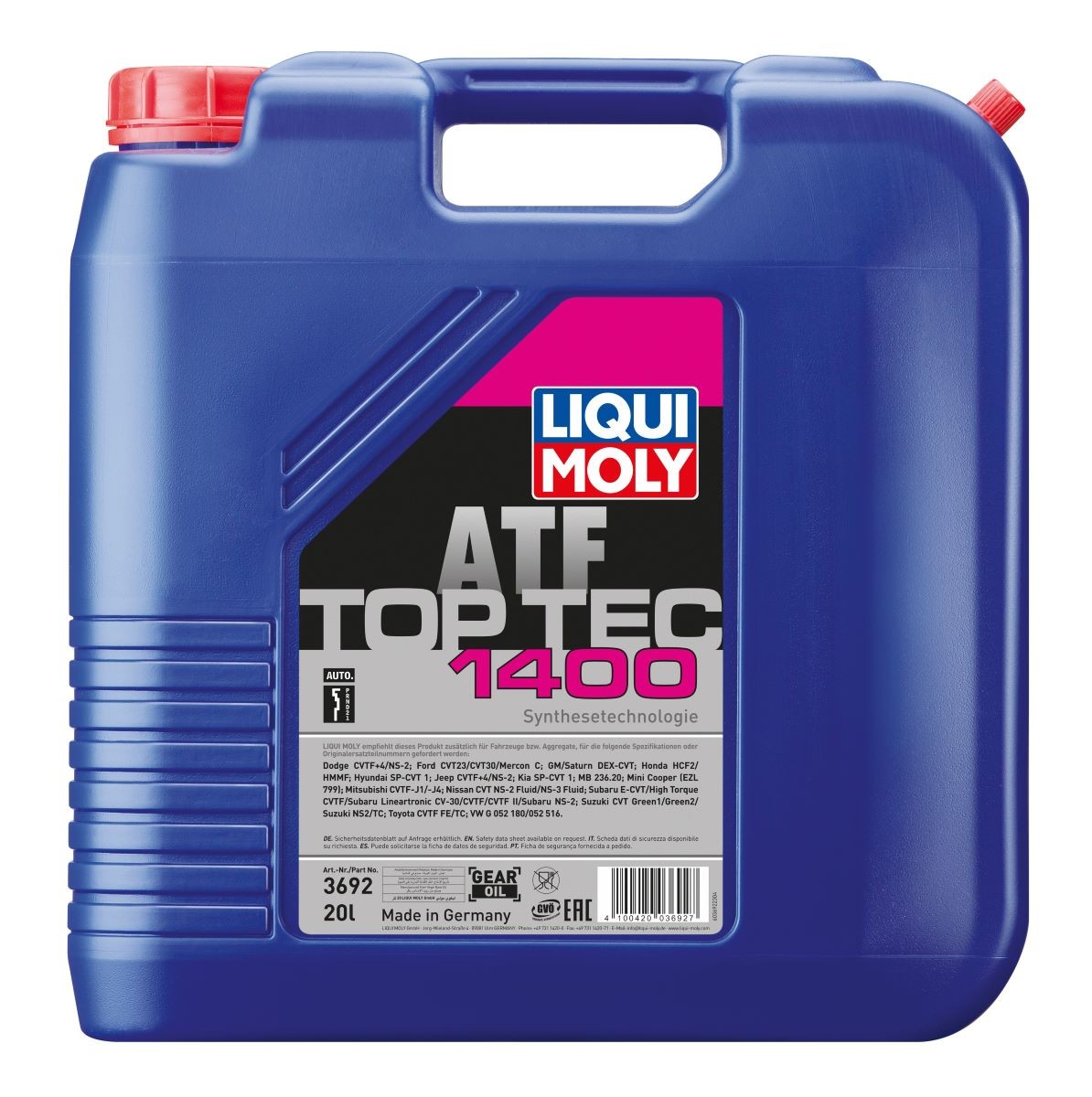 LIQUI MOLY Automatikgetriebeöl MERCEDES-BENZ,AUDI,FORD 3692 von Liqui Moly