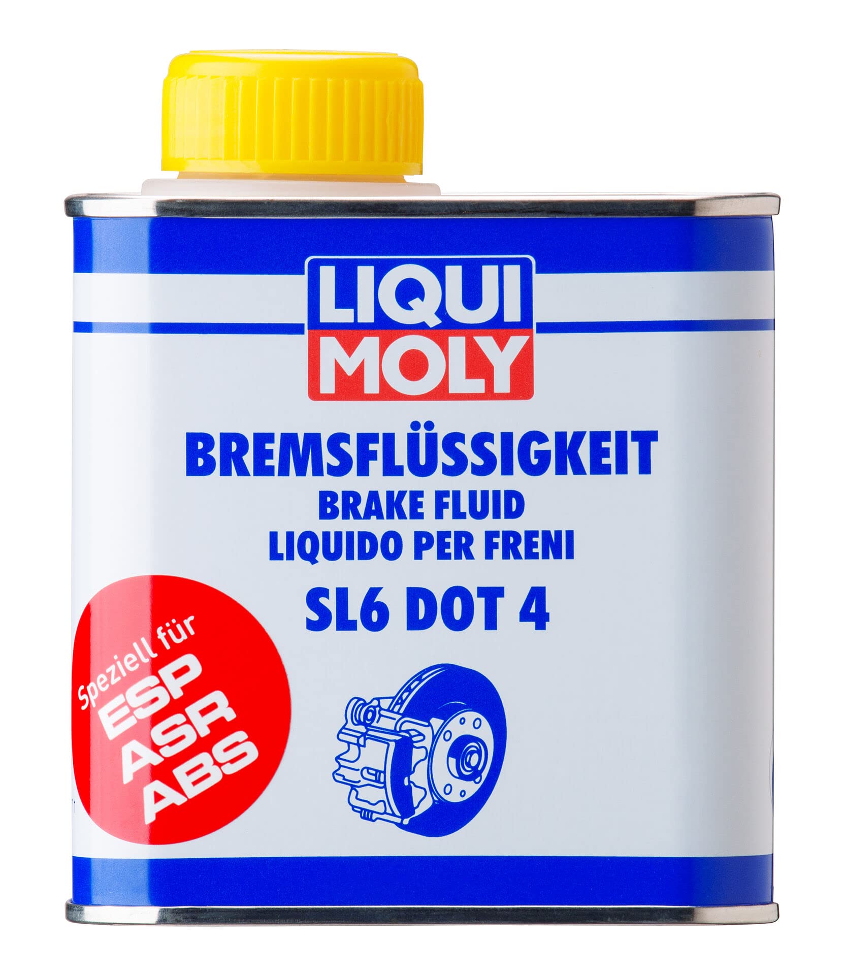 LIQUI MOLY Bremsflüssigkeit SL6 DOT 4 | 500 ml | Bremsflüssigkeit | Art.-Nr.: 3086 von Liqui Moly