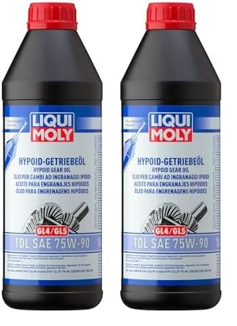 LIQUI MOLY Hypoid-Getriebeöl (GL4/5) TDL SAE 75W-90 | 1 L | Getriebeöl | Art.-Nr.: 1407 (Packung mit 2) von Liqui Moly