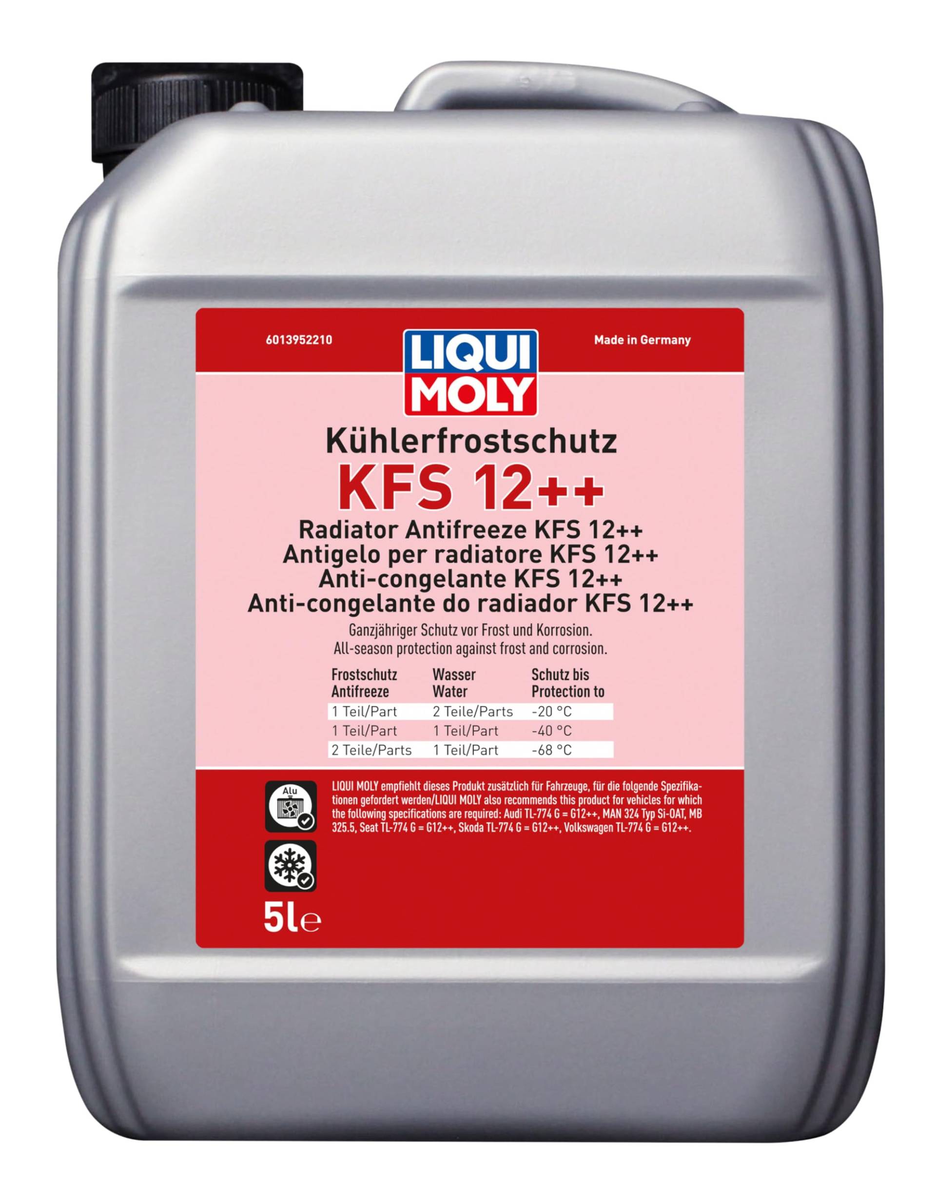 LIQUI MOLY Kühlerfrostschutz KFS 12++ | 5 L | Kühlerschutz | Art.-Nr.: 21135 LIQUI MOLY Kühlerfrostschutz KFS 12++ | 5 L | Kühlerschutz | Art.-Nr.: 21135 von Liqui Moly
