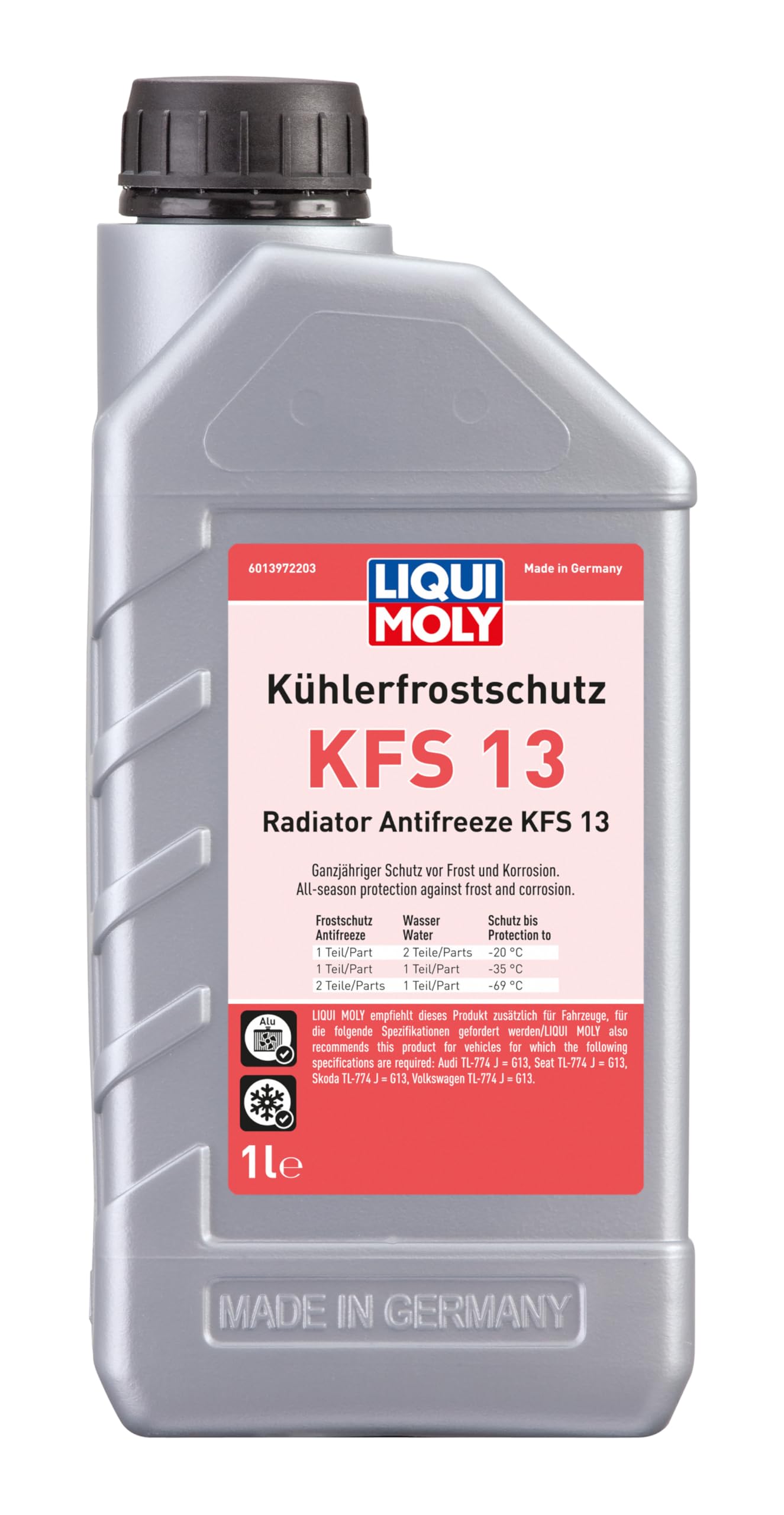 LIQUI MOLY Kühlerfrostschutz KFS 13 | 1 L | Kühlerschutz | Art.-Nr.: 21139 von Liqui Moly