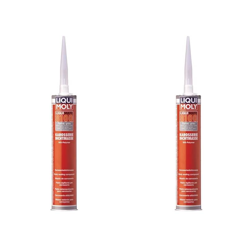 LIQUI MOLY Liquimate 8100 1K-PUR grau | 300 ml | Karosserieschutz | Dichtstoff | Unterbodenschutz | Art.-Nr.: 6154 (Packung mit 2) von Liqui Moly