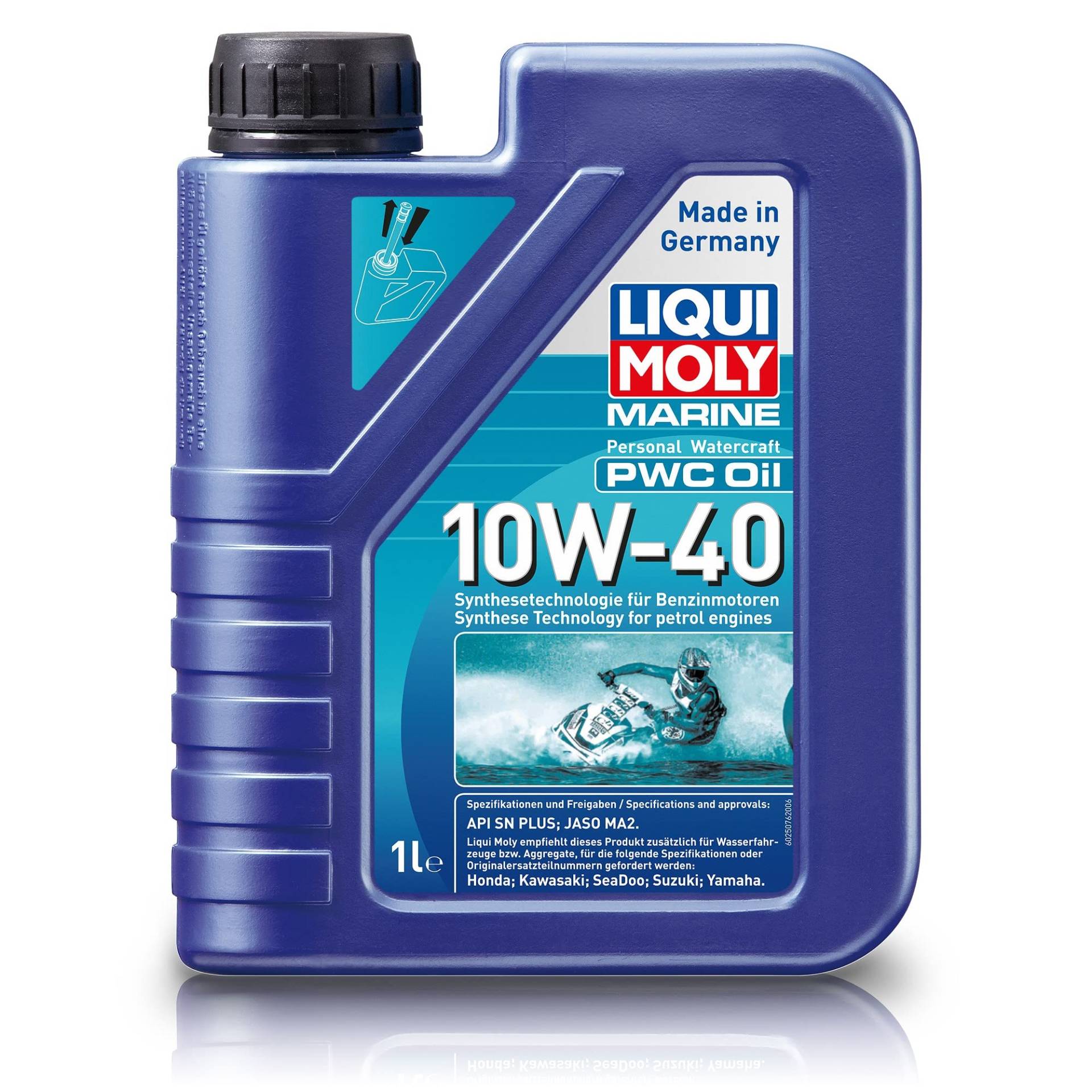 LIQUI MOLY Marine PWC Oil 10W-40 | 1 L | Boot 2-Takt-Öl | Art.-Nr.: 25076 von Liqui Moly