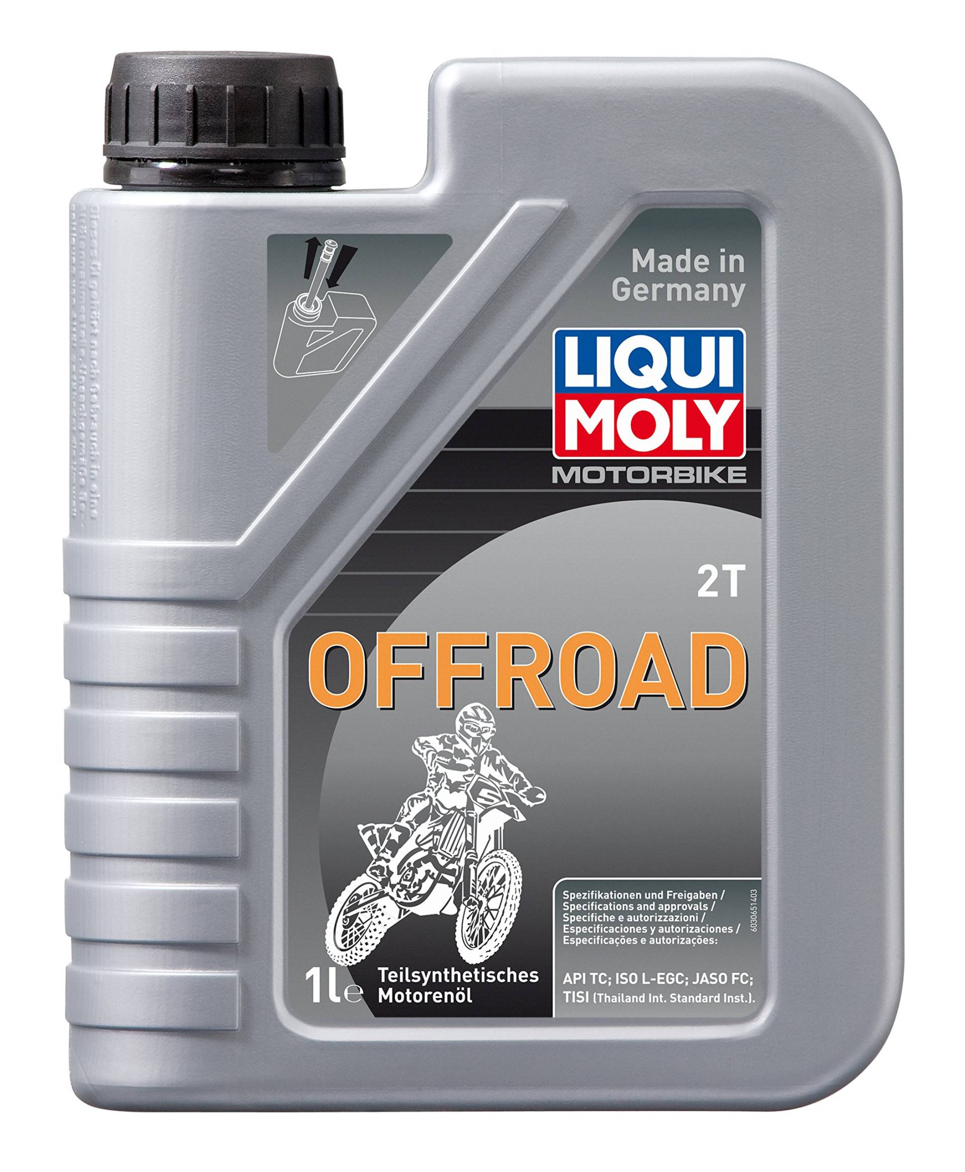 LIQUI MOLY Motorbike 2T Offroad | 1 L | Motorrad 2-Takt-Öl | Art.-Nr.: 3065 von Liqui Moly