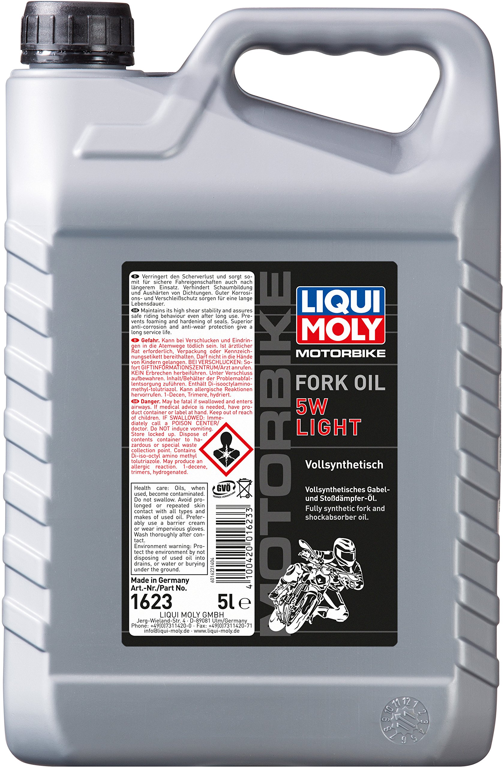 LIQUI MOLY Motorbike Fork Oil 5W light | 5 L | Motorrad Gabelöl | Art.-Nr.: 1623 von Liqui Moly