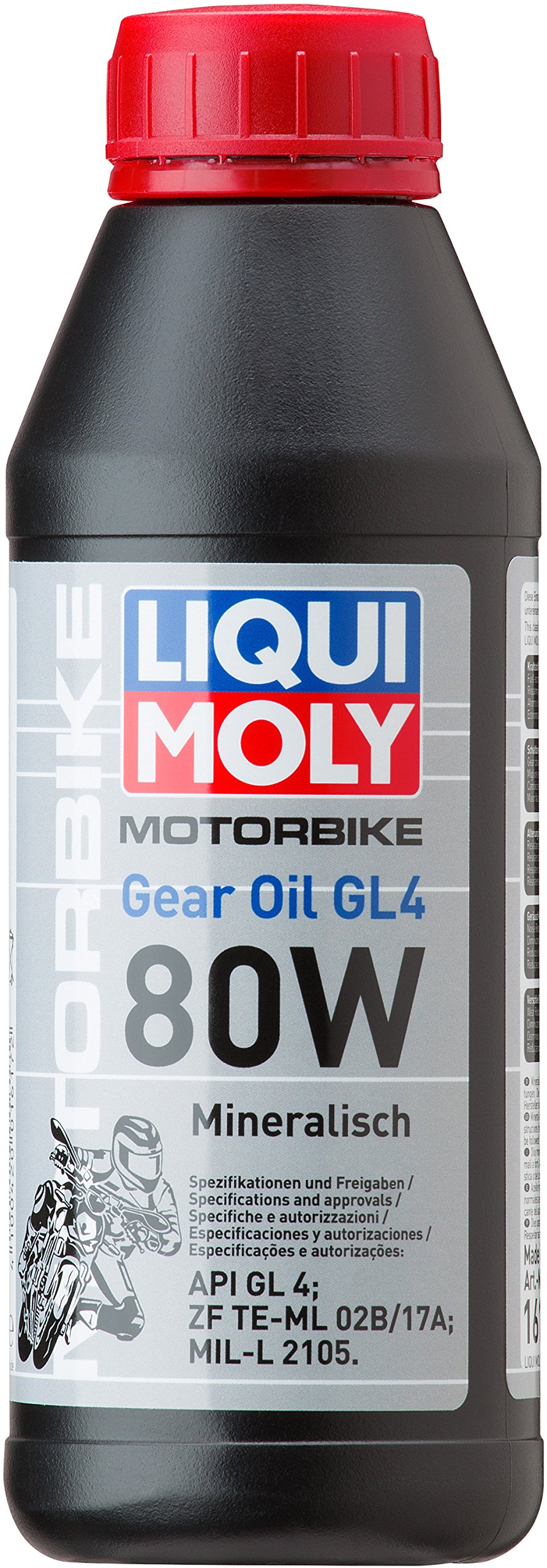 LIQUI MOLY Motorbike Gear Oil (GL4) 80W | 500 ml | Motorrad Getriebeöl | Art.-Nr.: 1617 von Liqui Moly