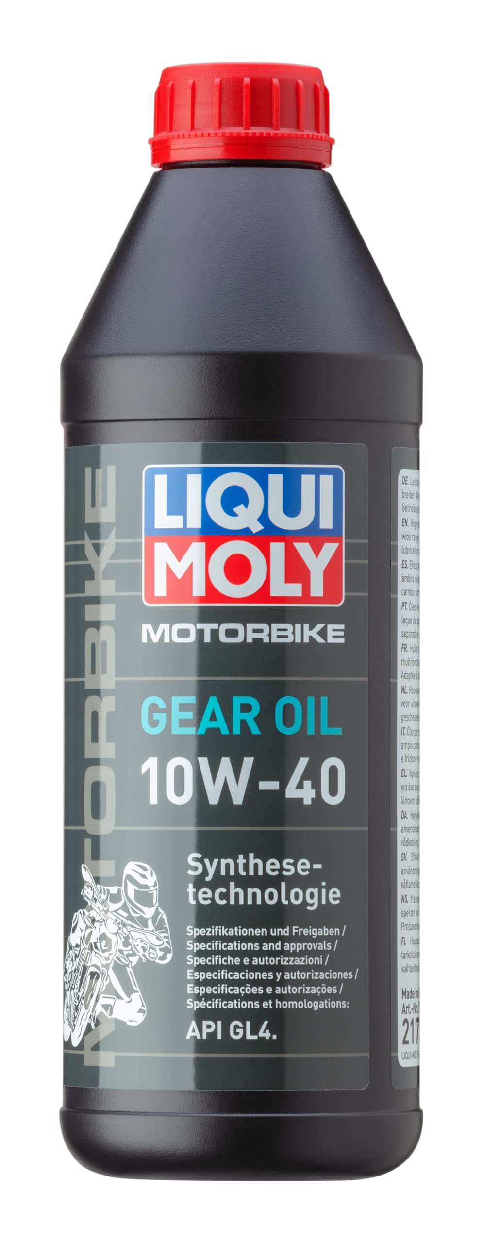 LIQUI MOLY Motorbike Gear Oil 10W-40 | 1 L | Motorrad Getriebeöl | Art.-Nr. 21753 LIQUI MOLY Motorbike Gear Oil 10W-40 | 1 L | Motorrad Getriebeöl | Art.-Nr. 21753 von Liqui Moly