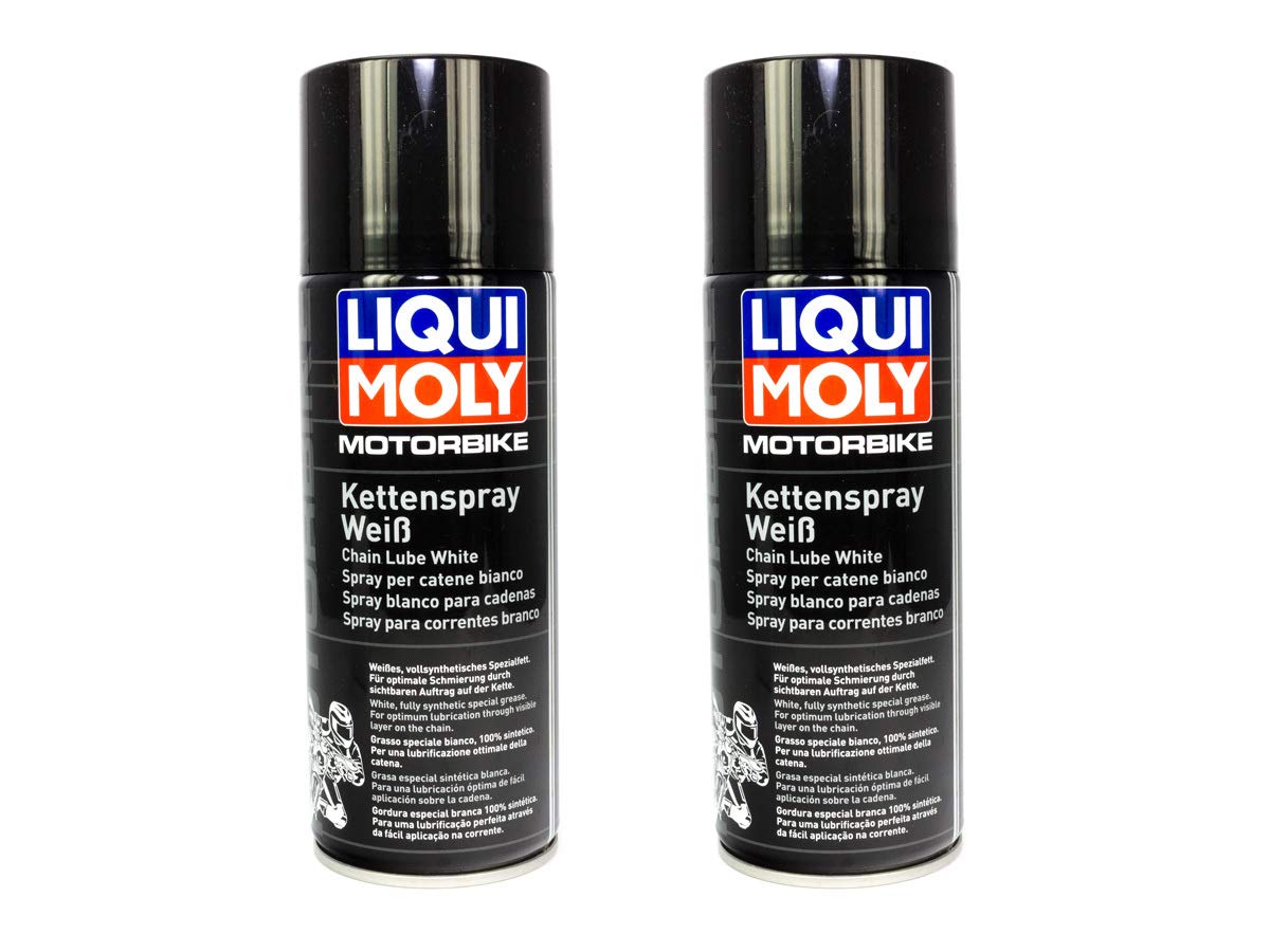 LIQUI MOLY Motorbike Kettenspray weiß 2 Stück á 400 ml LIQUI MOLY Motorbike Kettenspray weiß 2 Stück á 400 ml von Liqui Moly