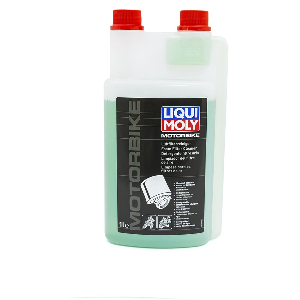 LIQUI MOLY Motorbike Luftfilterreiniger | 1 L | Motorradpflege | Art.-Nr.: 1299, farblos LIQUI MOLY Motorbike Luftfilterreiniger | 1 L | Motorradpflege | Art.-Nr.: 1299, farblos von Liqui Moly