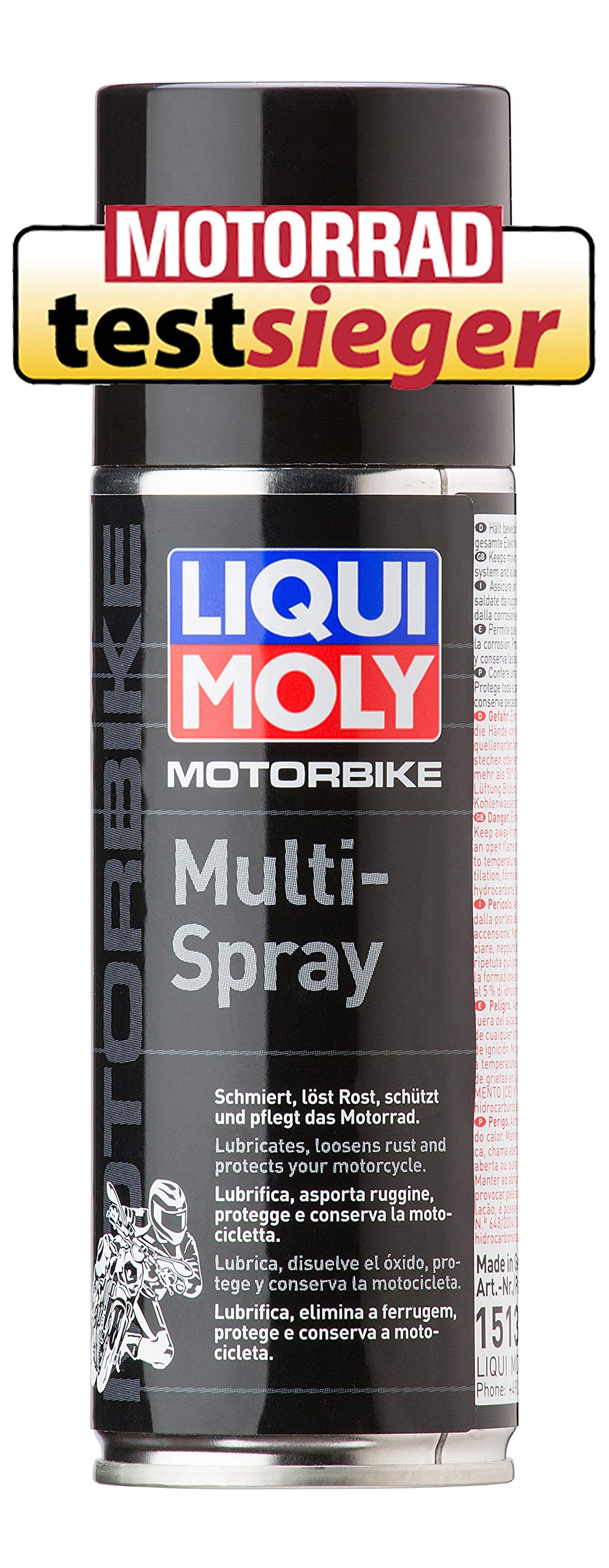 LIQUI MOLY Motorbike Multispray | 200 ml | Motorrad Korrosionsschutz | Rostlöser | Art.-Nr.: 1513 von Liqui Moly
