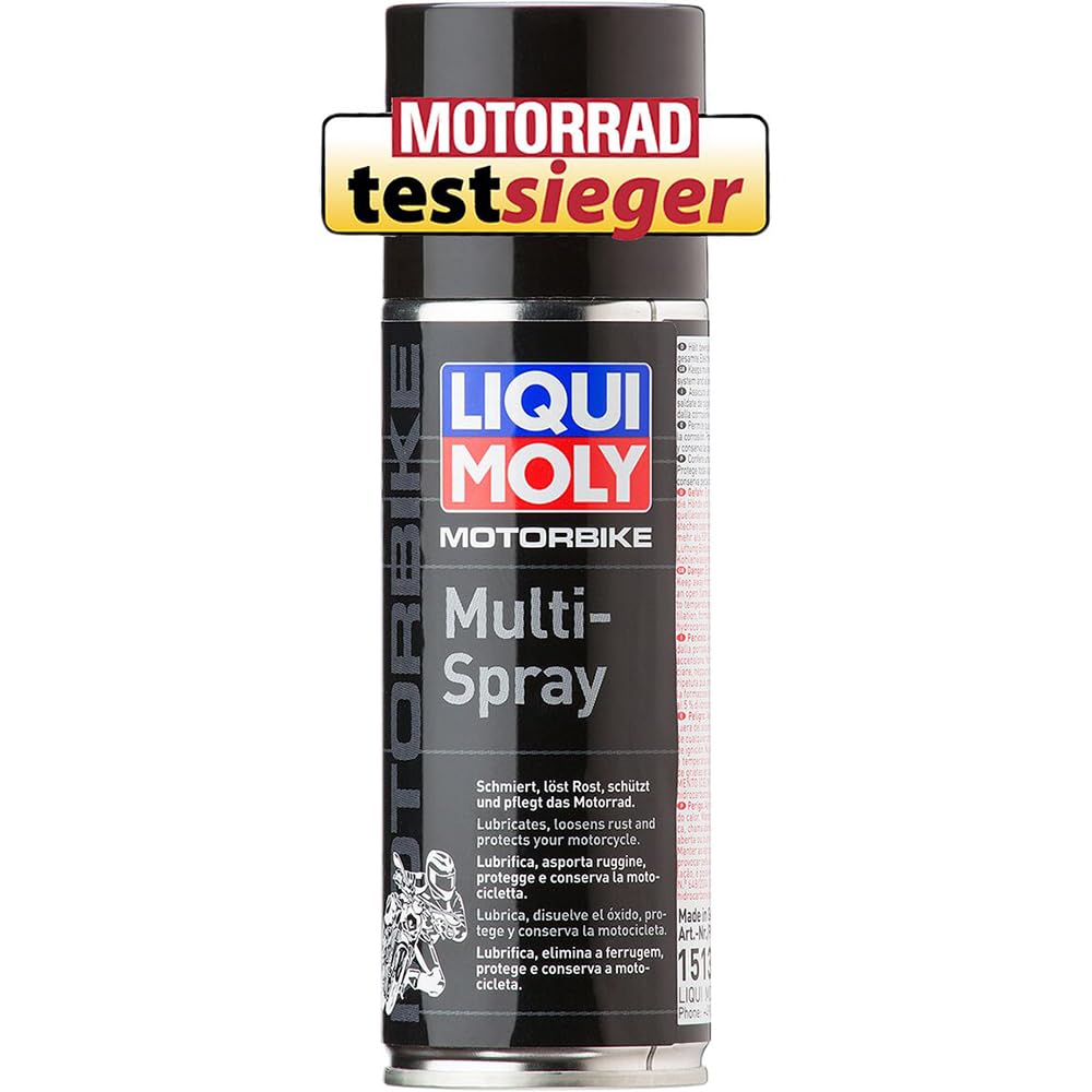LIQUI MOLY Motorbike Multispray | 200 ml | Motorrad Korrosionsschutz | Rostlöser | Art.-Nr.: 1513 LIQUI MOLY Motorbike Multispray | 200 ml | Motorrad Korrosionsschutz | Rostlöser | Art.-Nr.: 1513 von Liqui Moly