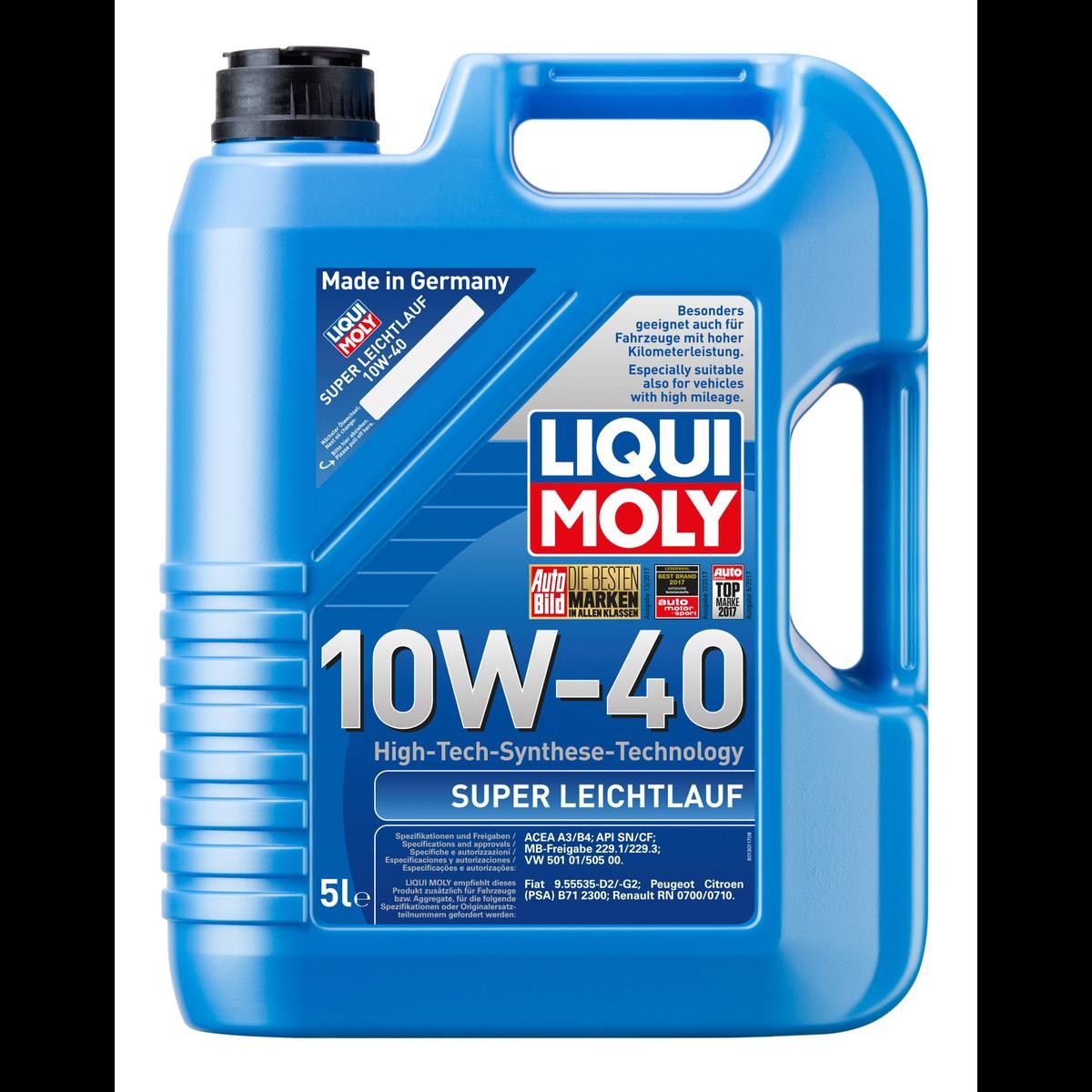 LIQUI MOLY Motoröl VW,AUDI,MERCEDES-BENZ 1301 P000315 Motorenöl,Öl,Öl für Motor von Liqui Moly