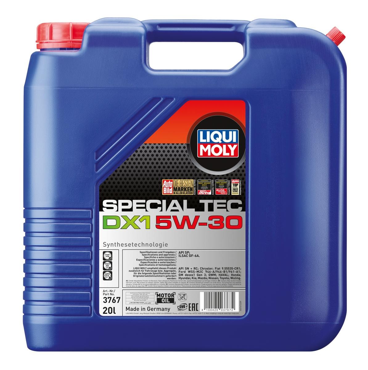 LIQUI MOLY Motoröl OPEL,FORD,RENAULT 3767 Motorenöl,Öl,Öl für Motor LIQUI MOLY Motoröl OPEL,FORD,RENAULT 3767 Motorenöl,Öl,Öl für Motor von Liqui Moly