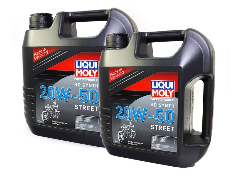 LIQUI MOLY Motoröl Vollsynthetisch 20W-50 2 Stück á 4 Liter von Liqui Moly