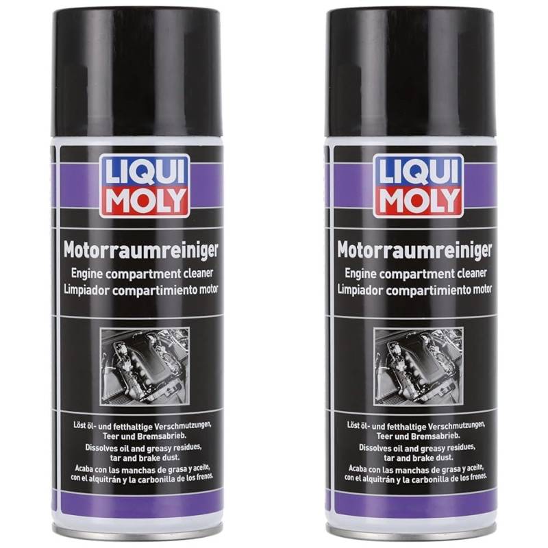 LIQUI MOLY Motorraumreiniger | 400 ml | Autopflege | Art.-Nr.: 3326, 1 Packung (Packung mit 2) von Liqui Moly