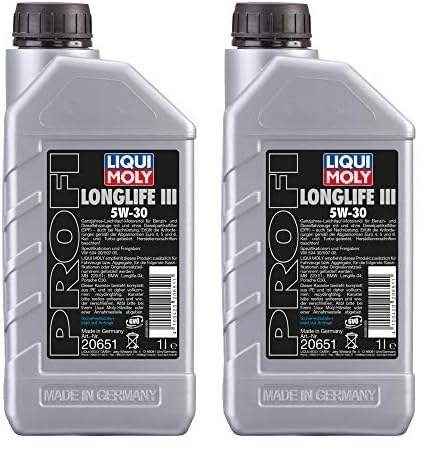 LIQUI MOLY Profi Longlife III 5W-30 | 1 L | Synthesetechnologie Motoröl | Art.-Nr.: 20651 (Packung mit 2) von Liqui Moly