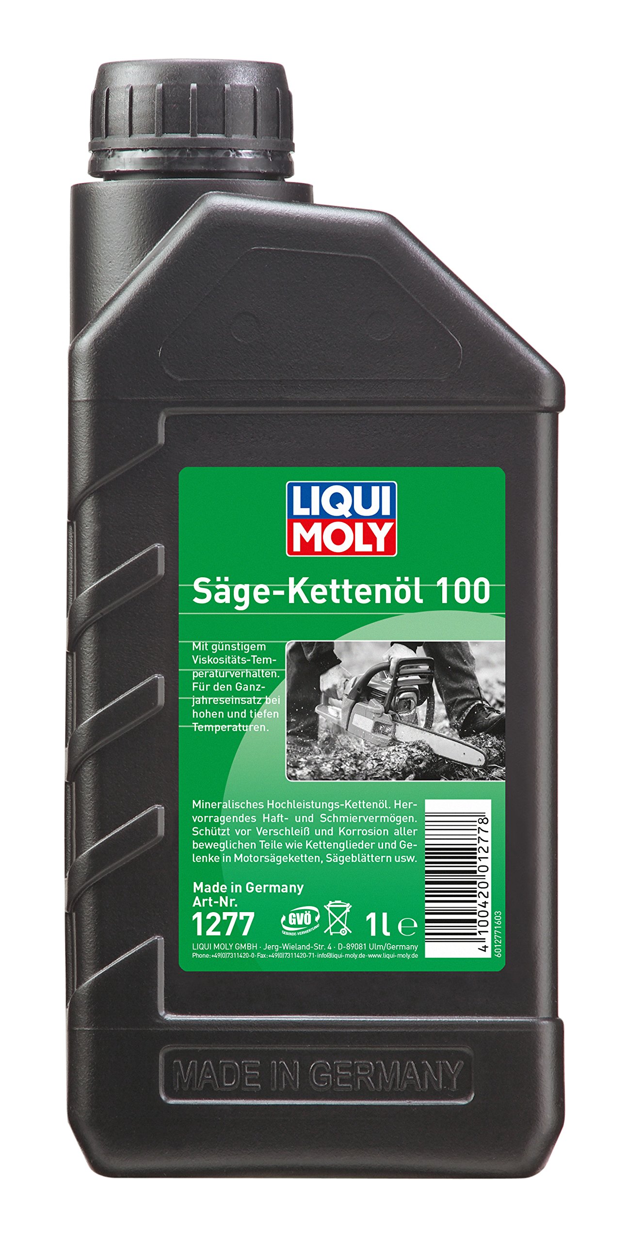 LIQUI MOLY Sägekettenöl 100 | 1 L | Gartengeräte-Öl | Art.-Nr.: 1277 von Liqui Moly