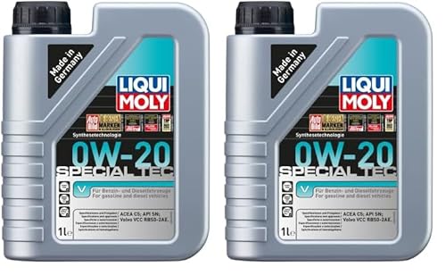 LIQUI MOLY Special Tec V 0W-20 | 1 L | Synthesetechnologie Motoröl | Art.-Nr.: 8420, farblos (Packung mit 2) von Liqui Moly