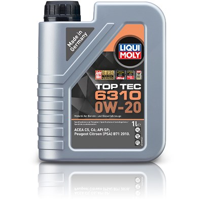 Liqui Moly 1 L Top Tec 6310 0W-20 Liqui Moly 1 L Top Tec 6310 0W-20 von Liqui Moly