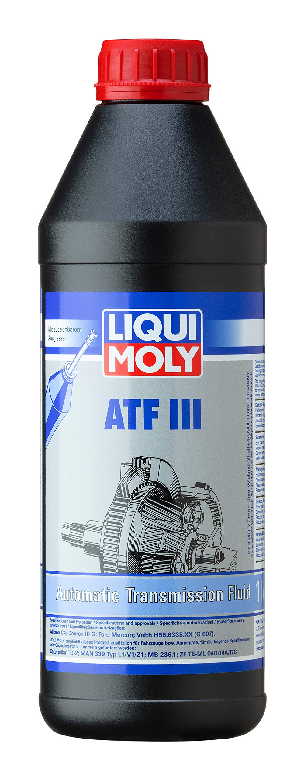 LIQUI MOLY ATF III | 1 L | Getriebeöl | Hydrauliköl | Art.-Nr.: 1043 von Liqui Moly
