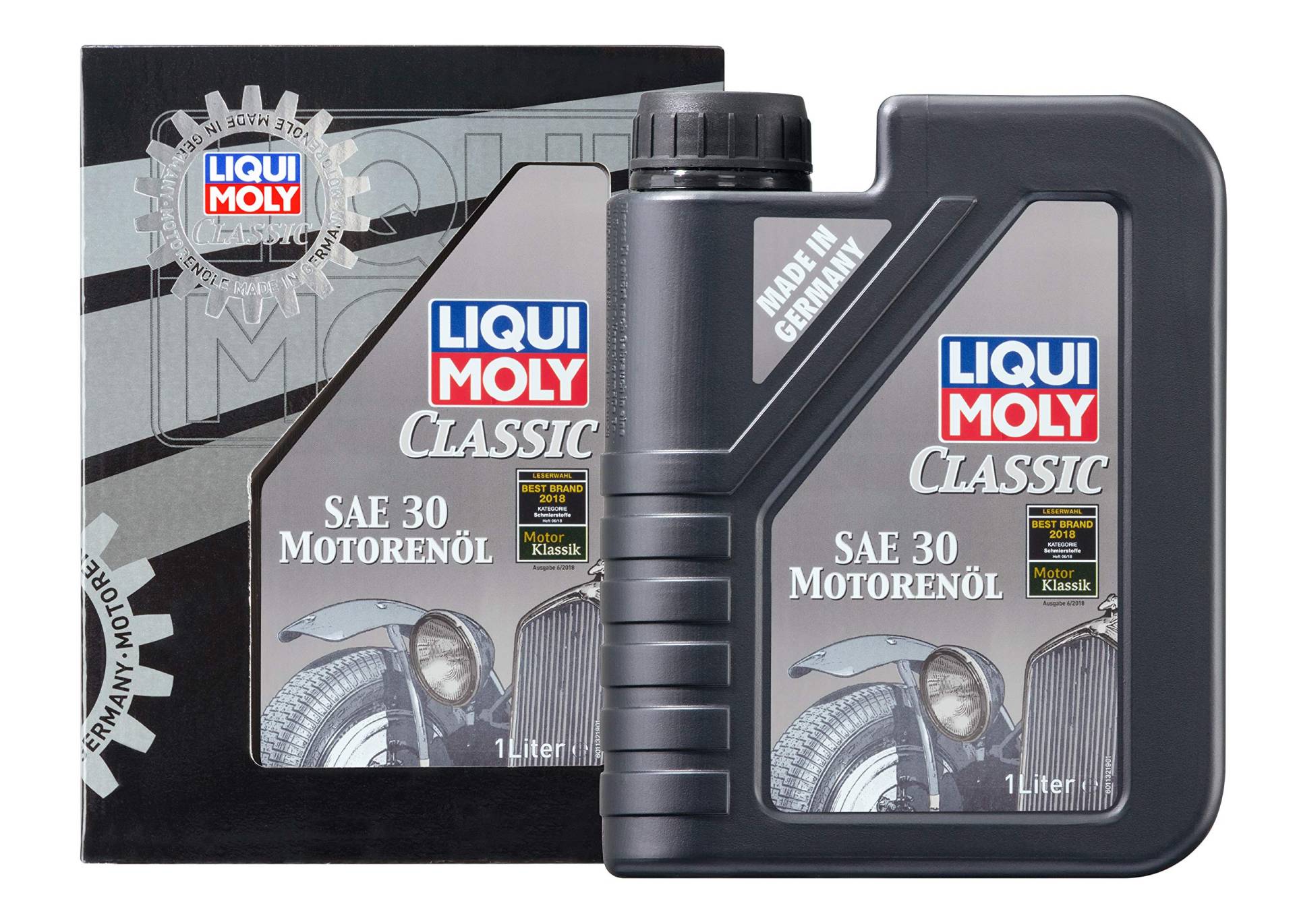 LIQUI MOLY Classic Motorenöl SAE 30 | 1 L | mineralisches Motoröl | Art.-Nr.: 1132, farblos LIQUI MOLY Classic Motorenöl SAE 30 | 1 L | mineralisches Motoröl | Art.-Nr.: 1132, farblos von Liqui Moly
