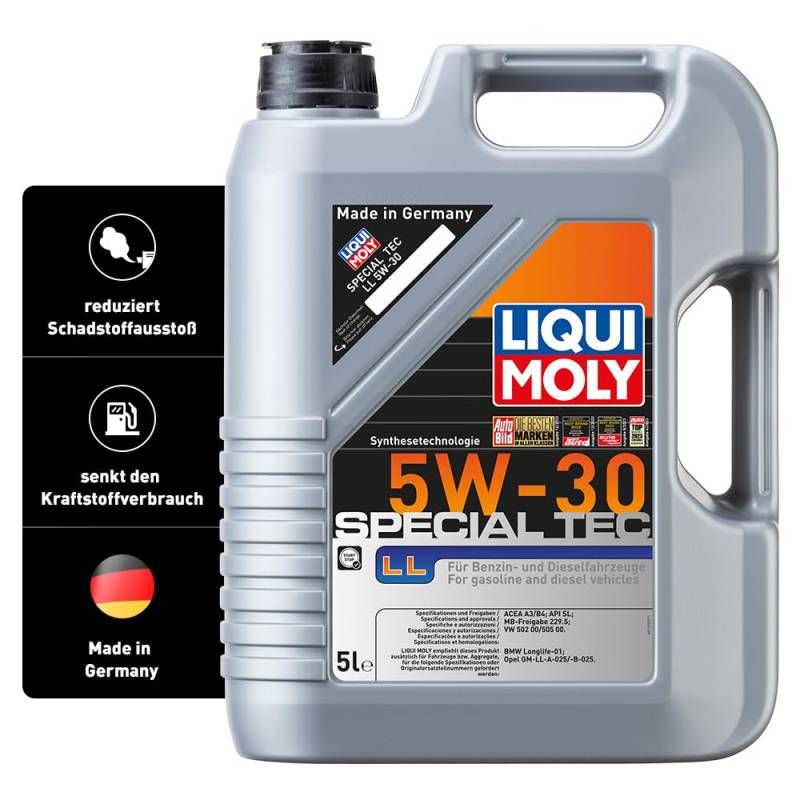 LIQUI MOLY Special Tec LL 5W-30 | 5 L | Synthesetechnologie Motoröl | Art.-Nr.: 1193 von Liqui Moly
