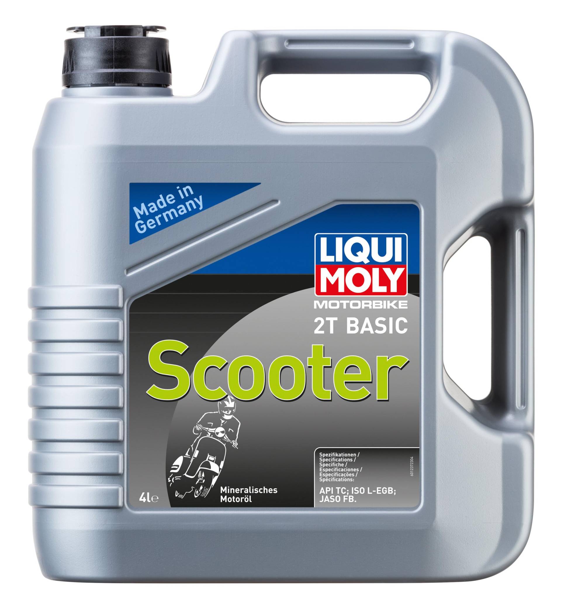 LIQUI MOLY Motorbike 2T Basic Scooter | 4 L | Motorrad 2-Takt-Öl | Art.-Nr.: 1237 von Liqui Moly