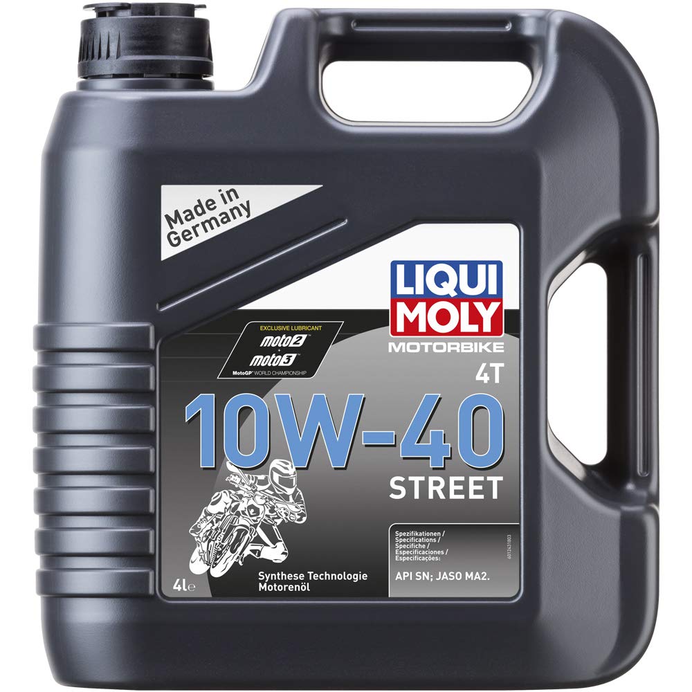 LIQUI MOLY Motorbike 4T 10W-40 Street | 4 L | Motorrad 4-Takt-Öl | Art.-Nr.: 1243 LIQUI MOLY Motorbike 4T 10W-40 Street | 4 L | Motorrad 4-Takt-Öl | Art.-Nr.: 1243 von Liqui Moly