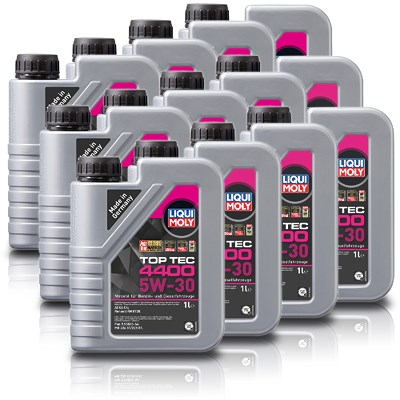 Liqui Moly 12x 1 L Top Tec 4400 5W-30 [Hersteller-Nr. 3750] von Liqui Moly