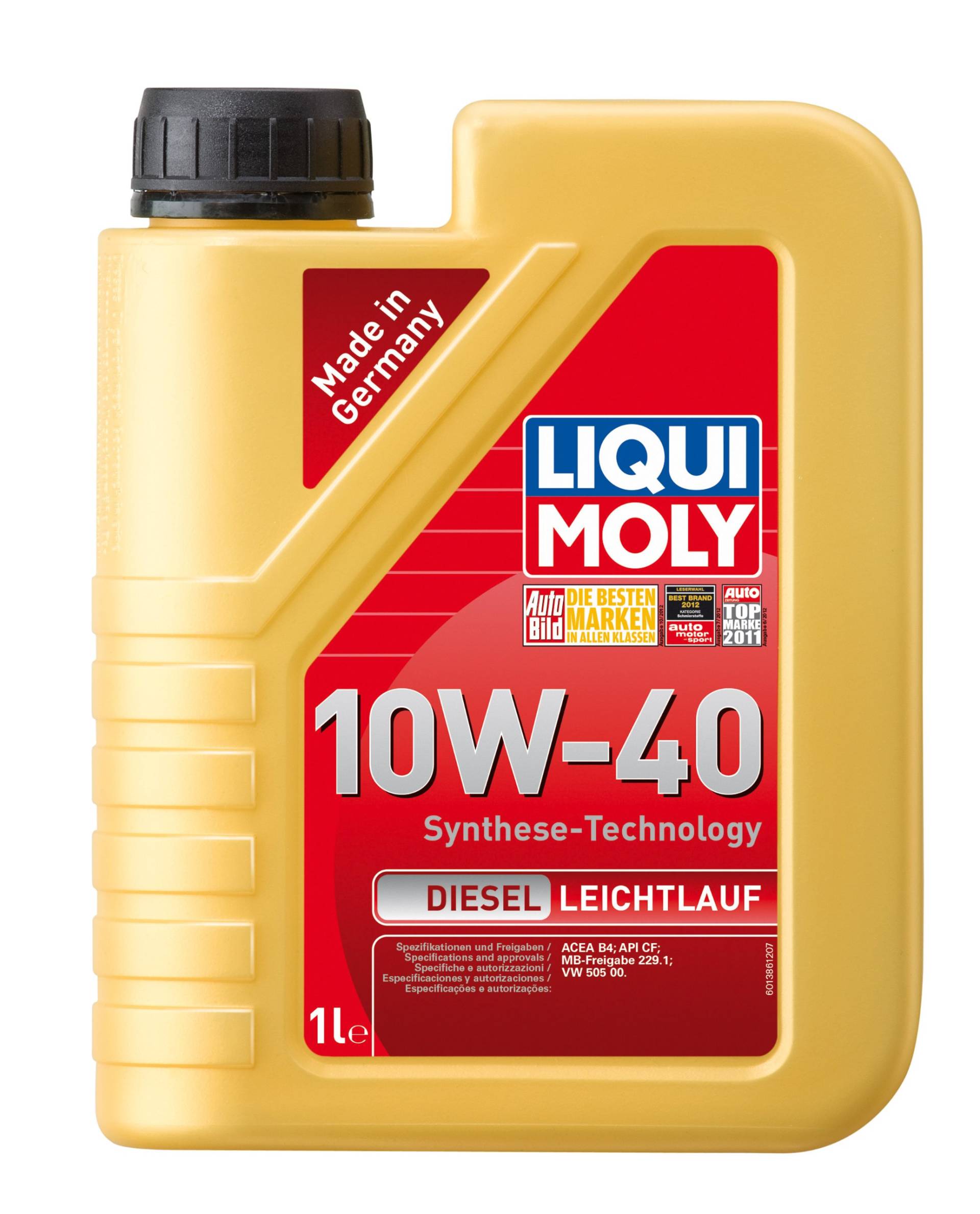 LIQUI MOLY Diesel Leichtlauf 10W-40 | 1 L | Synthesetechnologie Motoröl | Art.-Nr.: 1386 von Liqui Moly