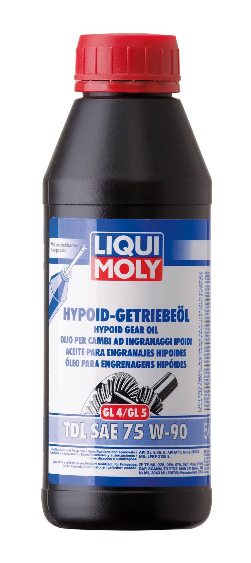 LIQUI MOLY Hypoid-Getriebeöl (GL4/5) TDL SAE 75W-90 | 500 ml | Getriebeöl | Art.-Nr.: 1406 von Liqui Moly