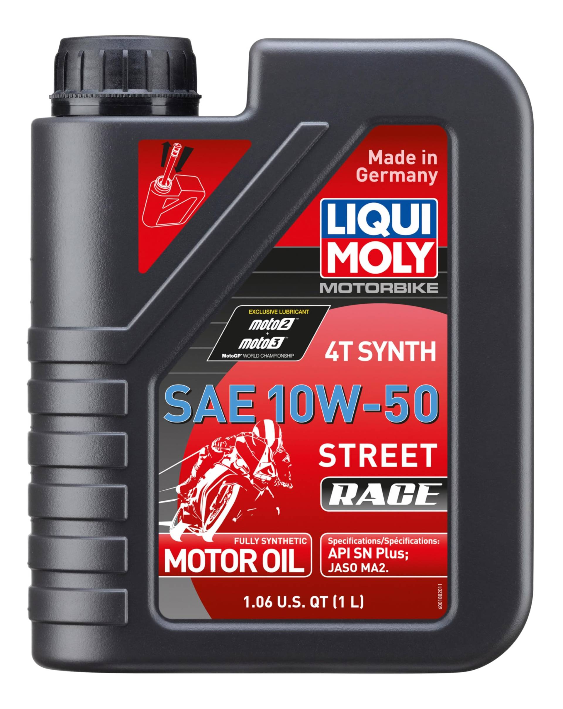 LIQUI MOLY Motorbike 4T Synth 10W-50 Street Race | 1 L | Motorrad 4-Takt-Öl | Art.-Nr.: 1502 von Liqui Moly