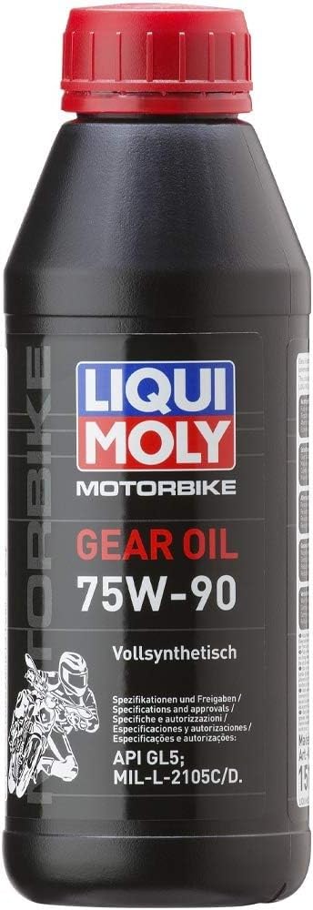LIQUI MOLY Motorbike Gear Oil 75W-90 | 500 ml | Motorrad Getriebeöl | Art.-Nr.: 1516, farblos LIQUI MOLY Motorbike Gear Oil 75W-90 | 500 ml | Motorrad Getriebeöl | Art.-Nr.: 1516, farblos von Liqui Moly