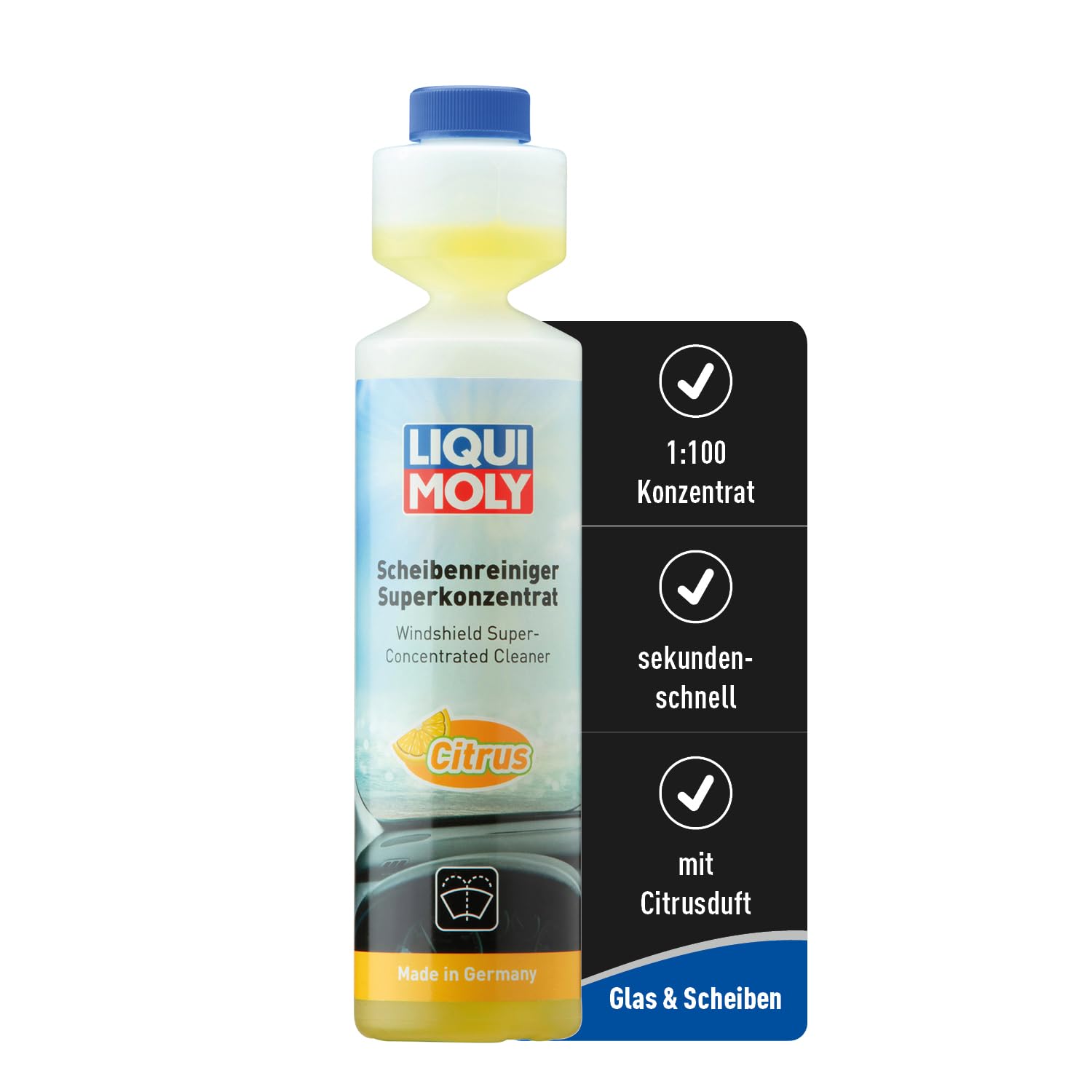 LIQUI MOLY Scheibenreiniger-Superkonzentrat Citrus | 250 ml | Wischwasserzusatz | Art.-Nr.: 1519 von Liqui Moly