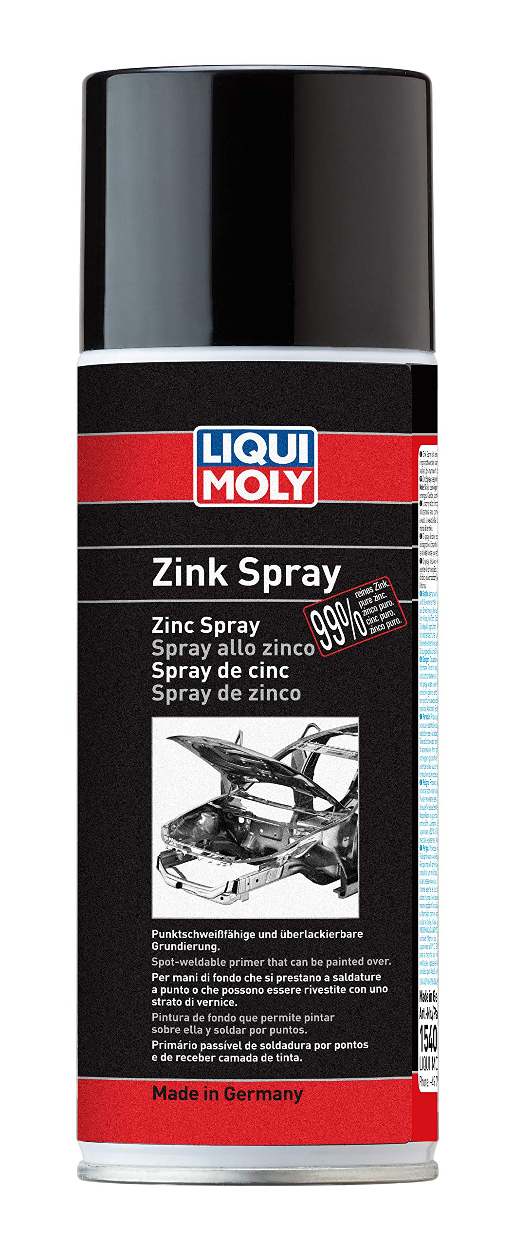 LIQUI MOLY Zinkspray | 400 ml | Korrosionsschutz | Rostlöser | Art.-Nr.: 1540 LIQUI MOLY Zinkspray | 400 ml | Korrosionsschutz | Rostlöser | Art.-Nr.: 1540 von Liqui Moly