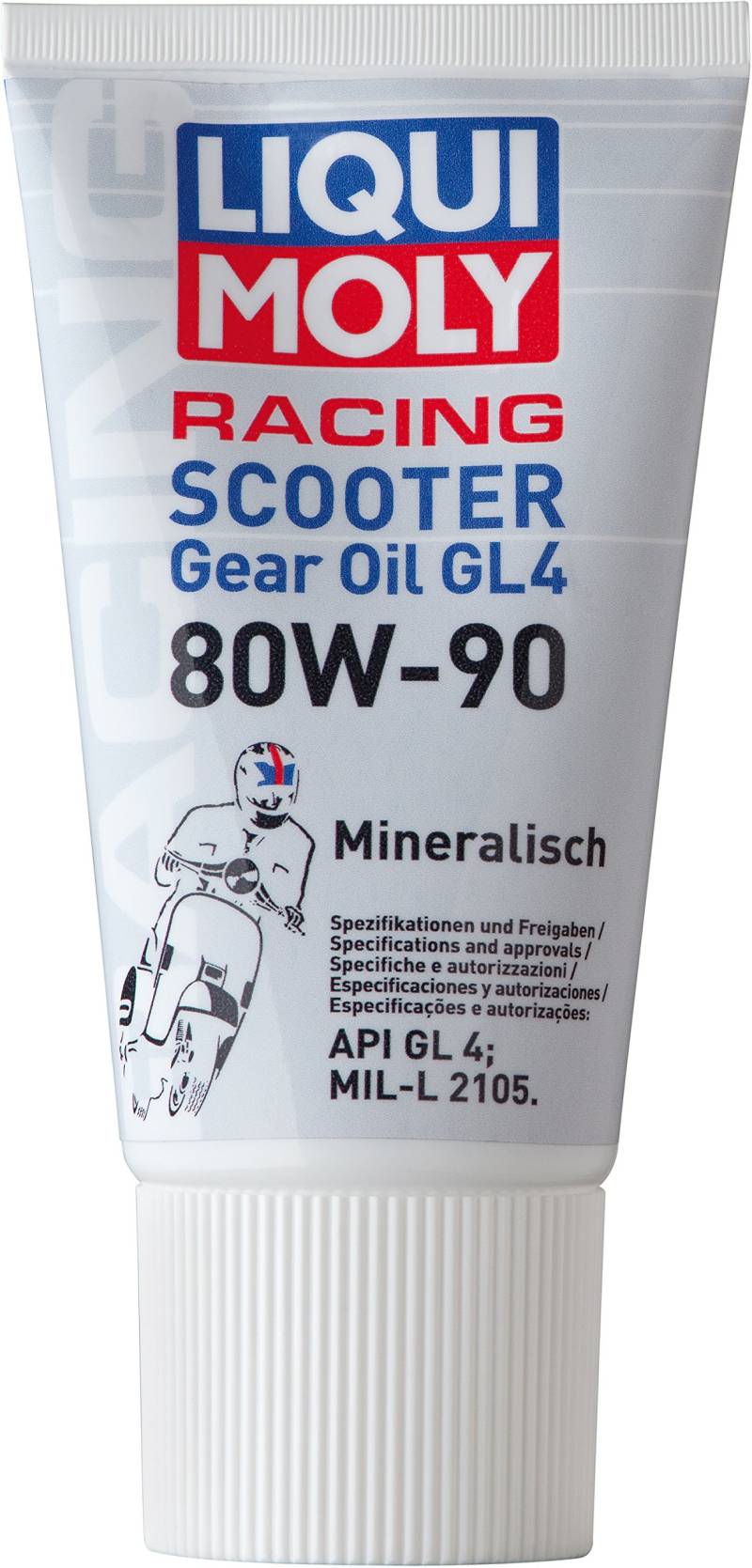 LIQUI MOLY Motorbike Gear Oil (GL4) 80W-90 Scooter | 150 ml | Motorrad Getriebeöl | Art.-Nr.: 1680, farblos von Liqui Moly