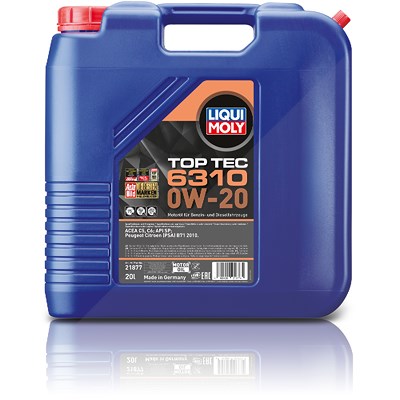 Liqui Moly 20 L Top Tec 6310 0W-20 Liqui Moly 20 L Top Tec 6310 0W-20 von Liqui Moly