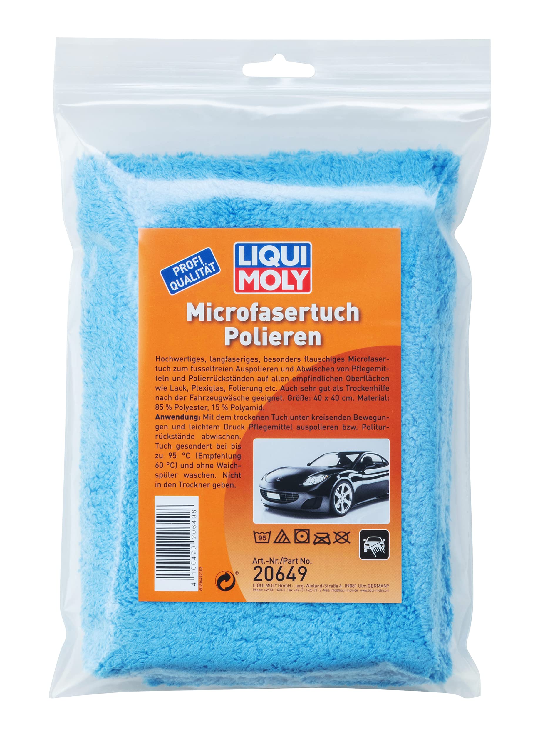 LIQUI MOLY Microfasertuch Polieren | 1 Stk | Autopflege | Art.-Nr.: 20649 von Liqui Moly