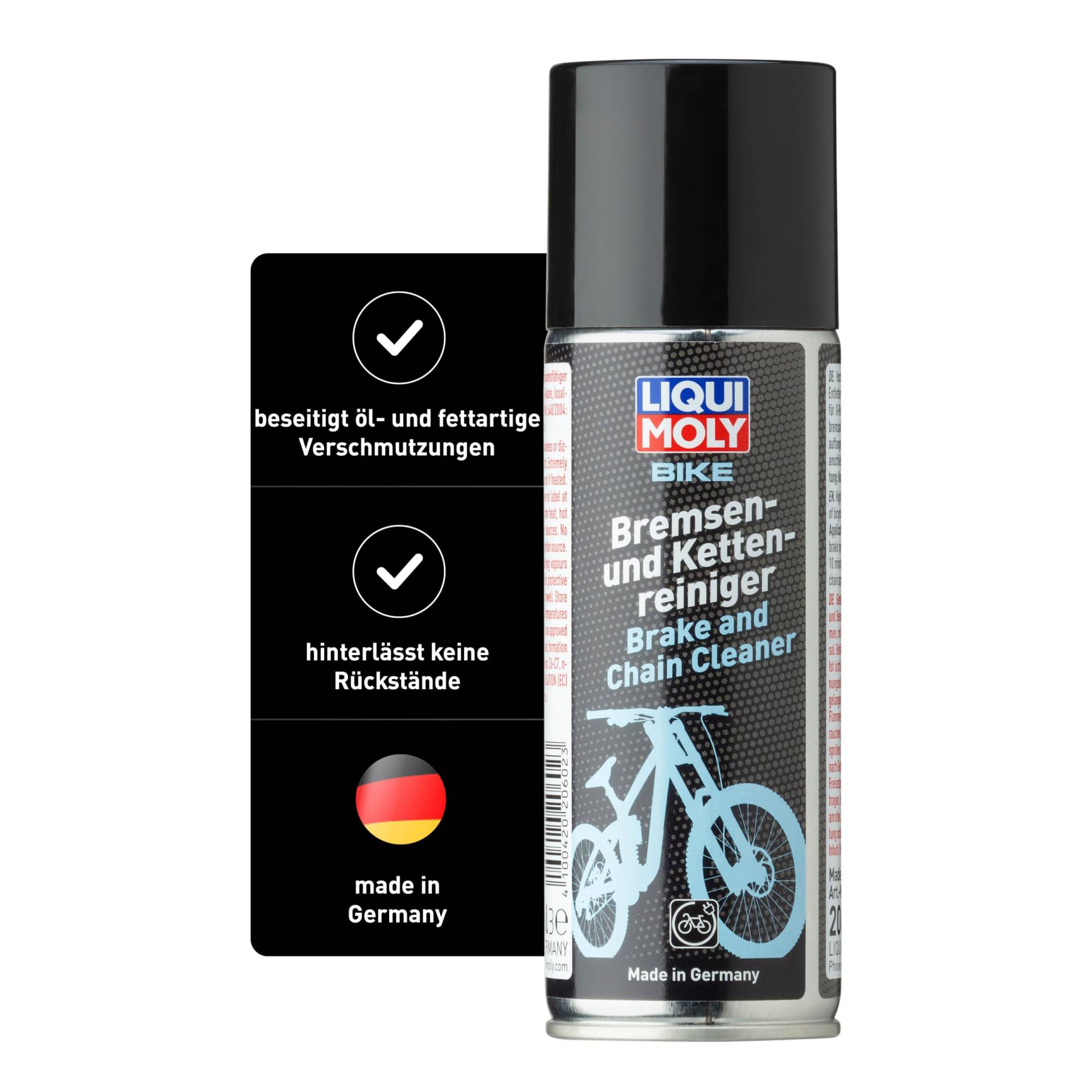 LIQUI MOLY Bike Bremsen- und Kettenreiniger | 200 ml | Fahrrad Schnellreiniger | Art.-Nr.: 20602 von Liqui Moly