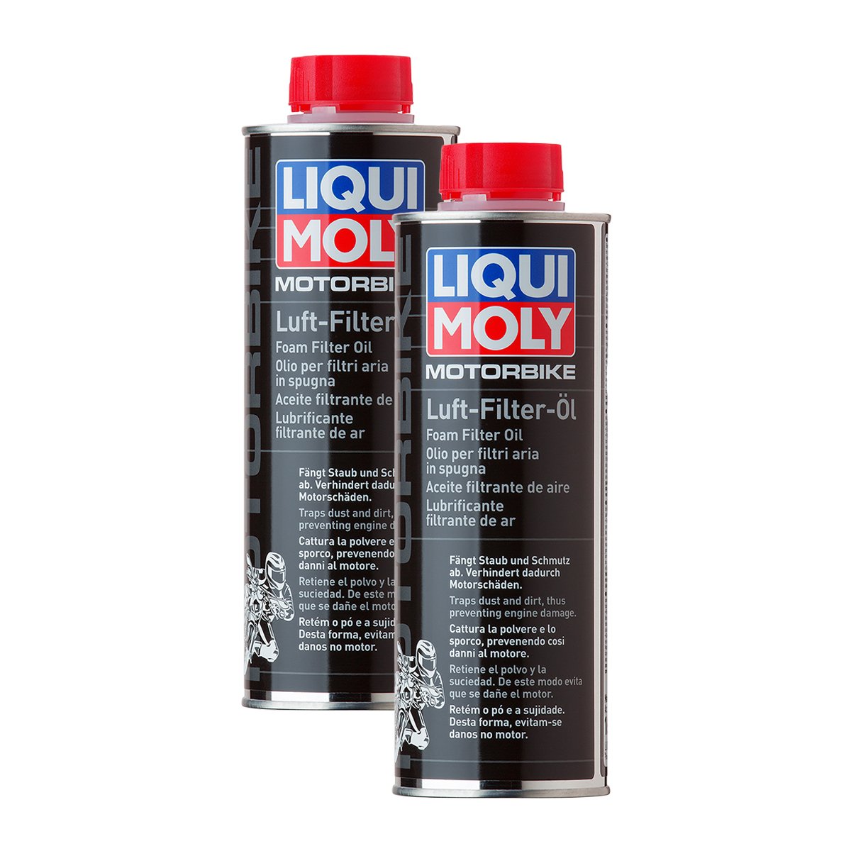 Liqui Moly 2X 1625 Motorbike Luft Filter Öl 2/4T Motor Luftfilter 500ml von Liqui Moly