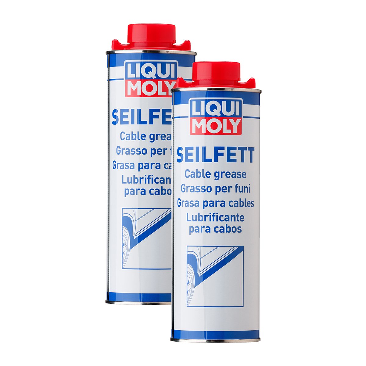 Liqui Moly 2X 6173 Seilfett Schmiermittel Dose Blech 1L Liqui Moly 2X 6173 Seilfett Schmiermittel Dose Blech 1L von Liqui Moly