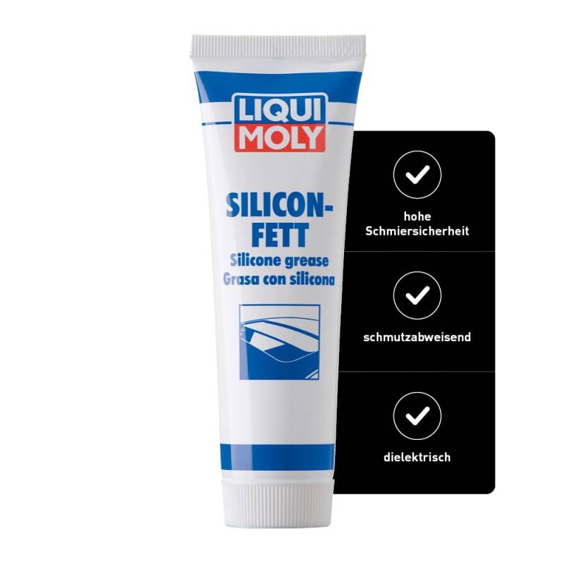 LIQUI MOLY Silicon-Fett transparent | 100 g | Schmierfett | Art.-Nr.: 3312, farblos von Liqui Moly