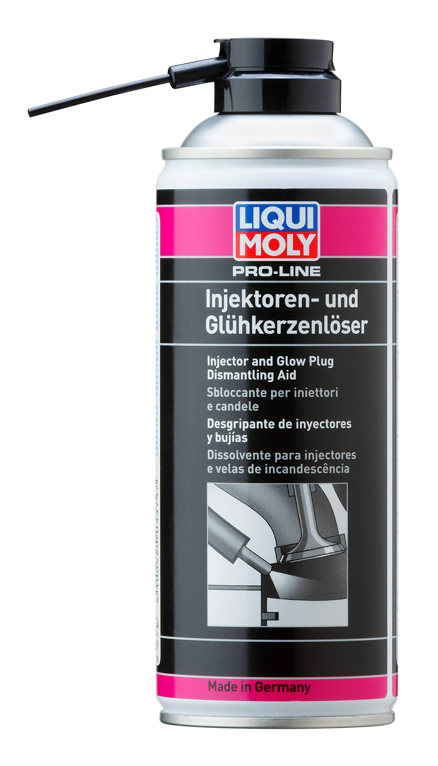 LIQUI MOLY Pro-Line Injektoren- und Glühkerzenlöser | 400 ml | Korrosionsschutz | Rostlöser | Art.-Nr.: 3379 von Liqui Moly